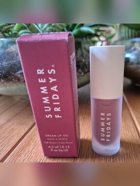 Summer Fridays Dream Lip Oil — Soft Mauve Pink